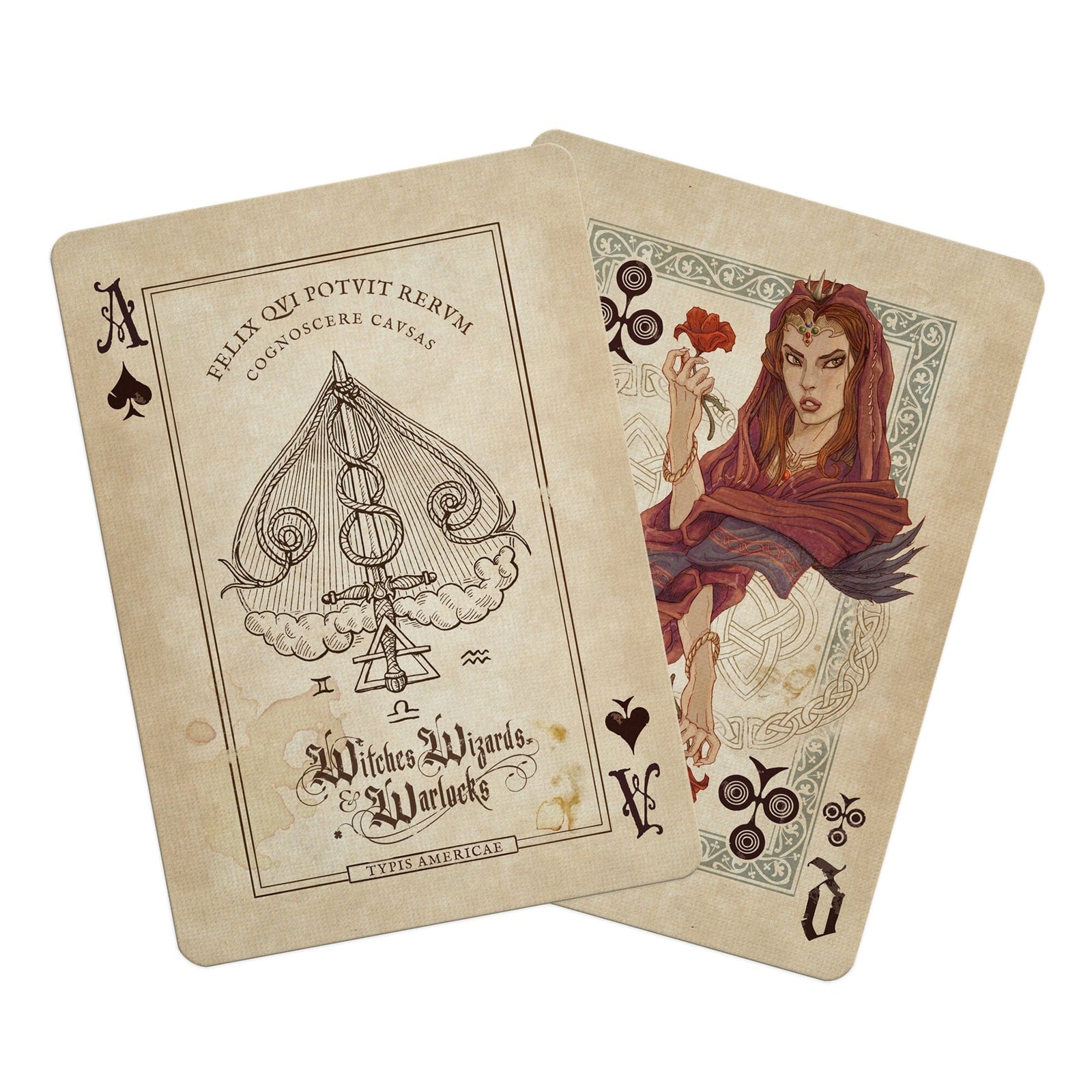 Bicycle Wizards, Witches & Warlocks Playing Cards Gent Supply Co. 