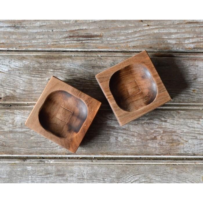 Ambrosia Maple Salt Cellars (Set of 2) Peg and Awl 