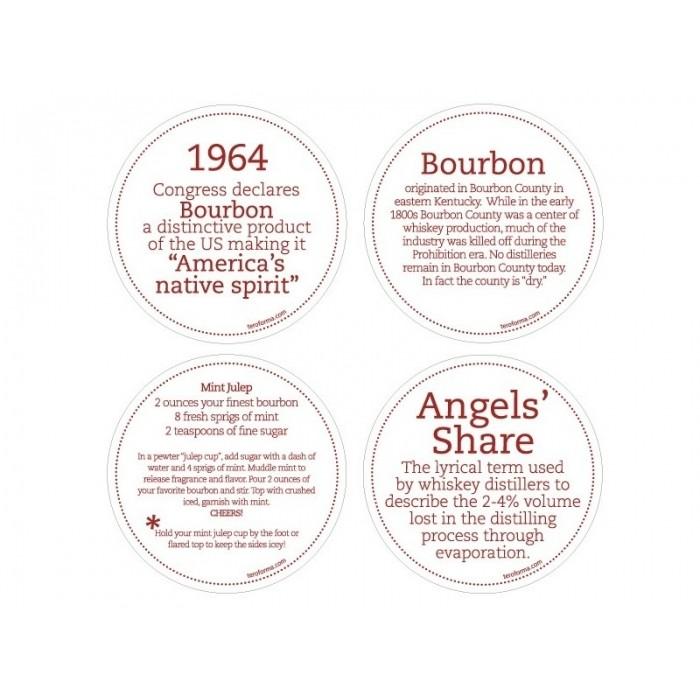 Bourbon Lover Coasters (Set of 12) Teroforma 