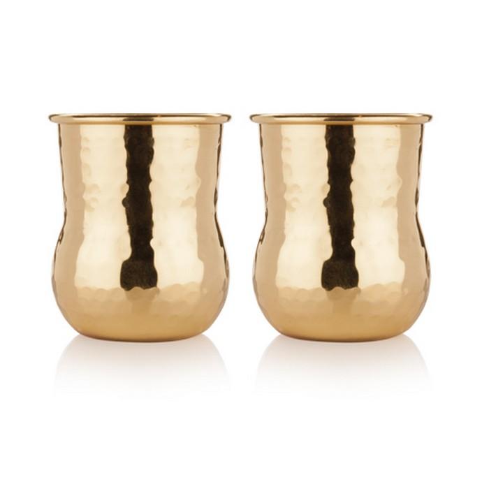 Brass Shot Glasses (Set of 2) True Fabrications 