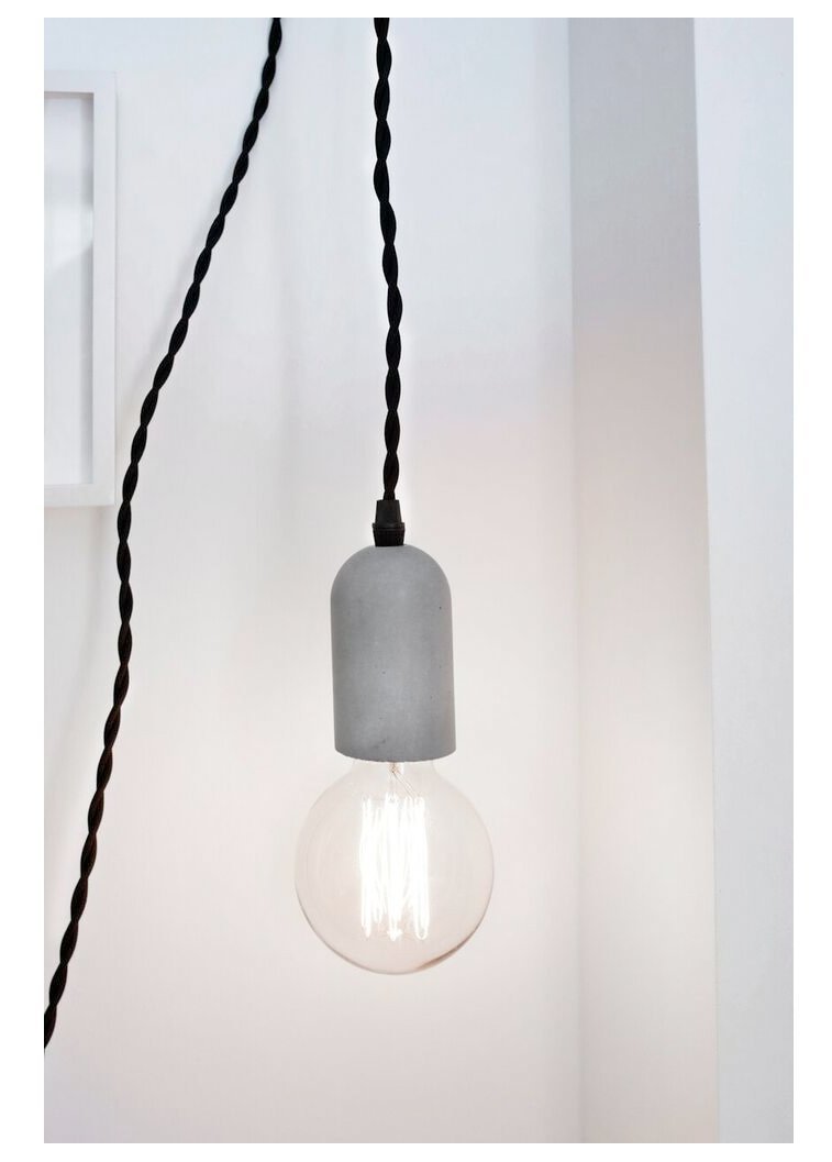 Concrete Pendant Lamp Gent Supply Co. 