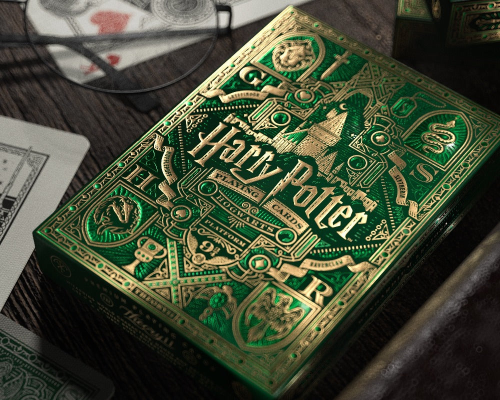 Harry Potter Green Slytherin Playing Cards Gent Supply Co. 