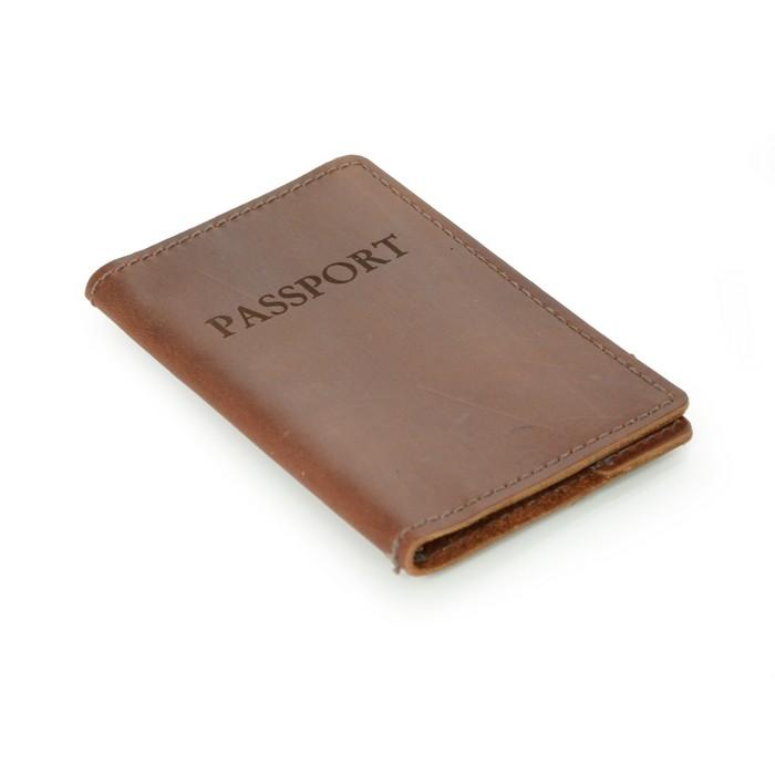 Leather Passport Cover Rustico 