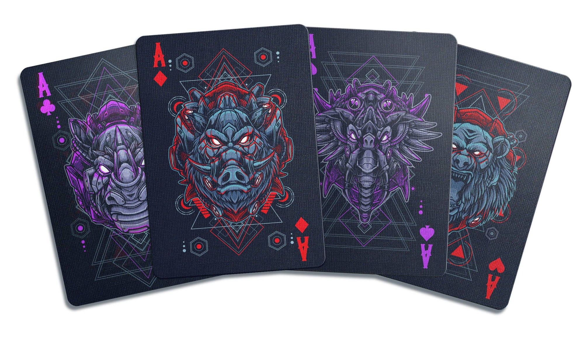 Mecha Beasts Playing Cards Gent Supply Co. 