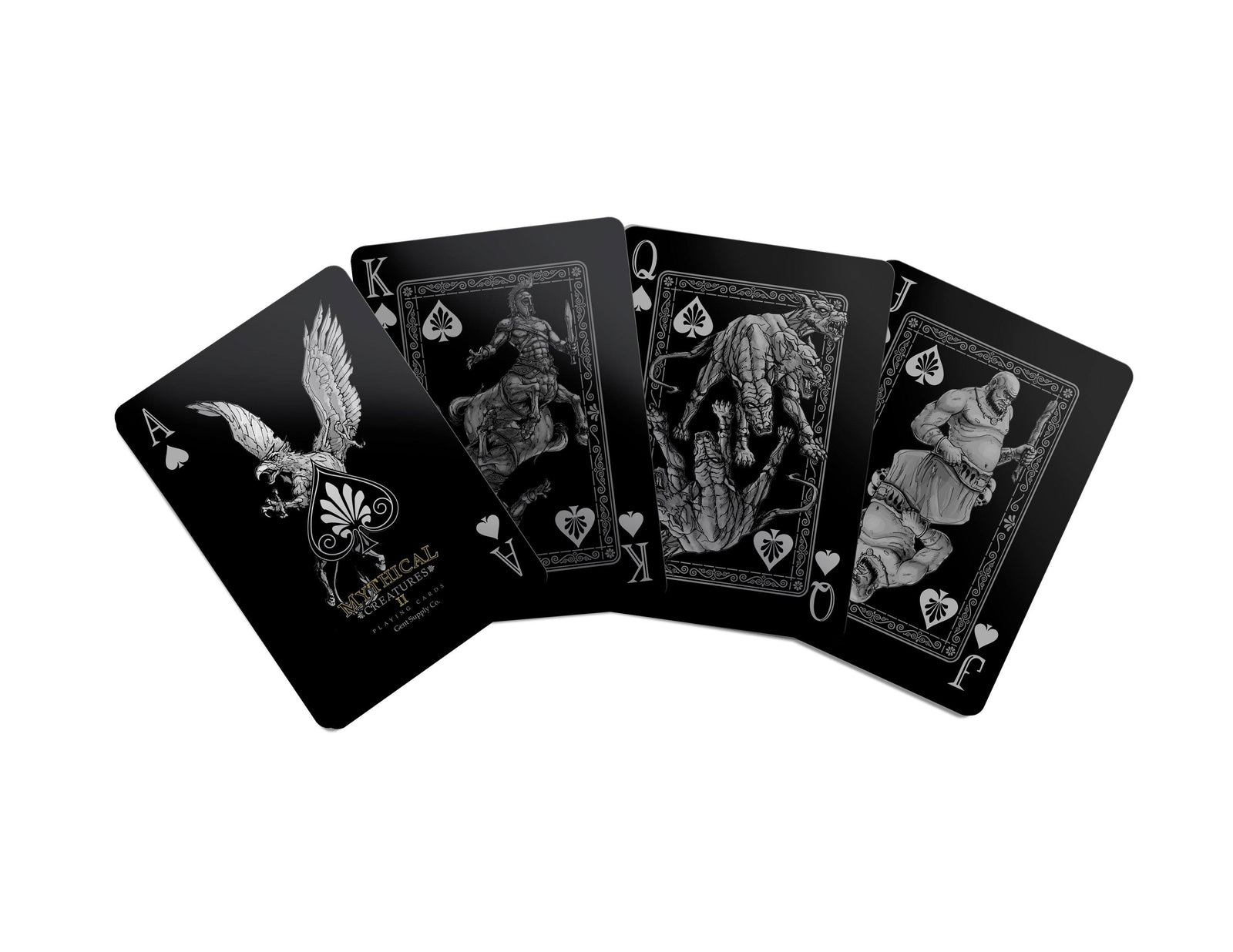 Mythical creatures playing cards sale