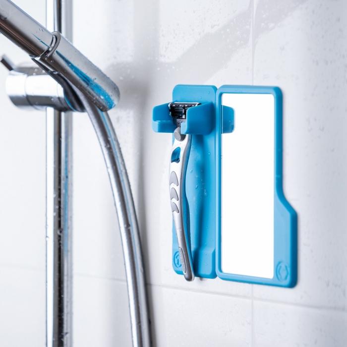 Silicone Mirror tooletries Blue 