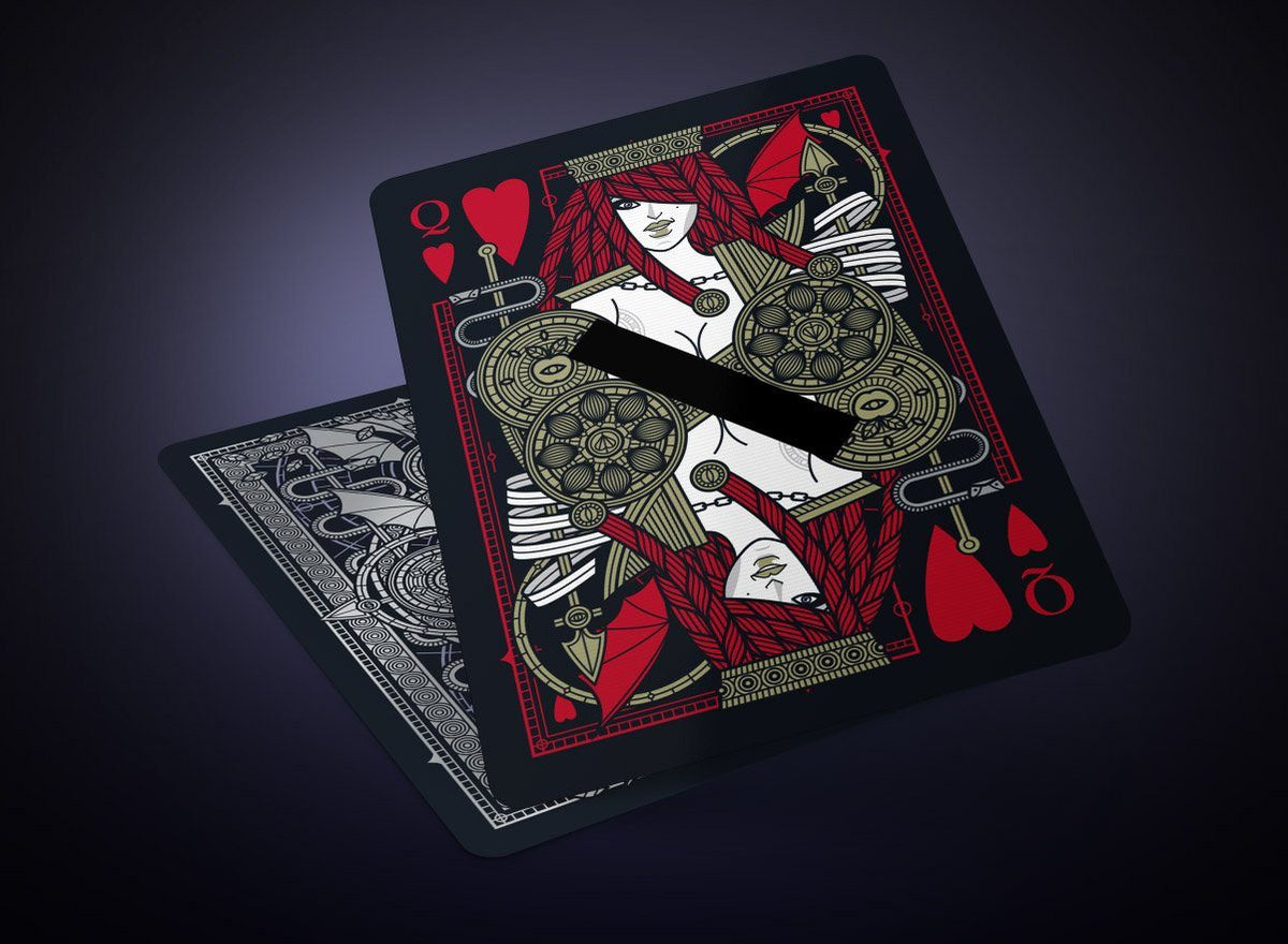 SINS Black Anima Playing Cards - Gent Supply Co.